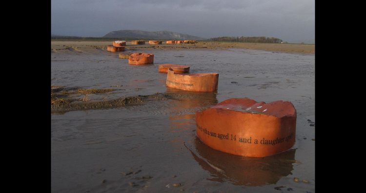 February 5th 2004 - An ongoing project on Morecambe Bay  